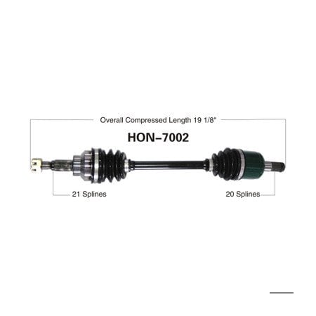 Wide Open OE Replacement CV Axle for HONDA FRONT RIGHT TRX450 4TR FOREMAN 98-04 HON-7002
